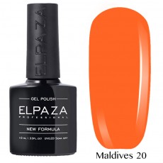 Гель-лак Elpaza Neon Collection неоновая серия 10мл MALDIVES 20